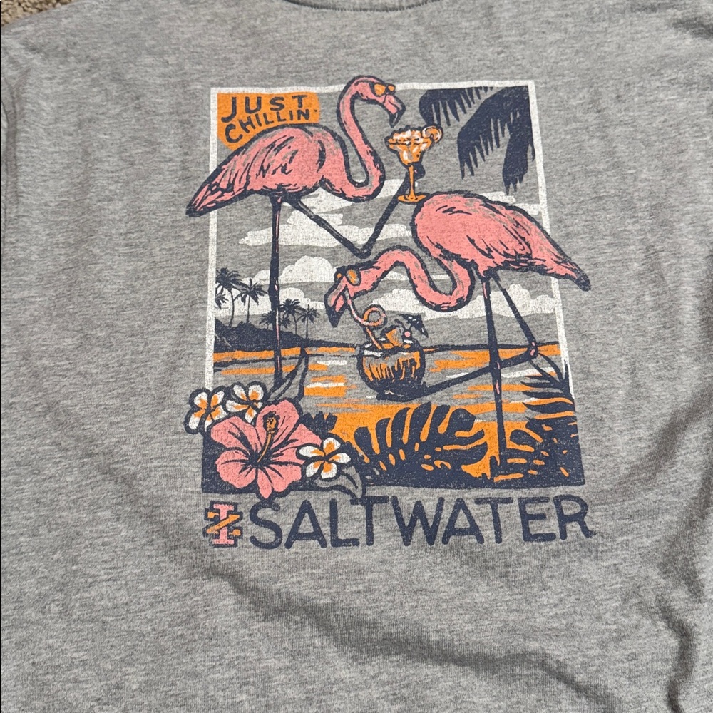 IZOD Saltwater Long Sleeve Graphic T-Shirt - Picture 7 of 7